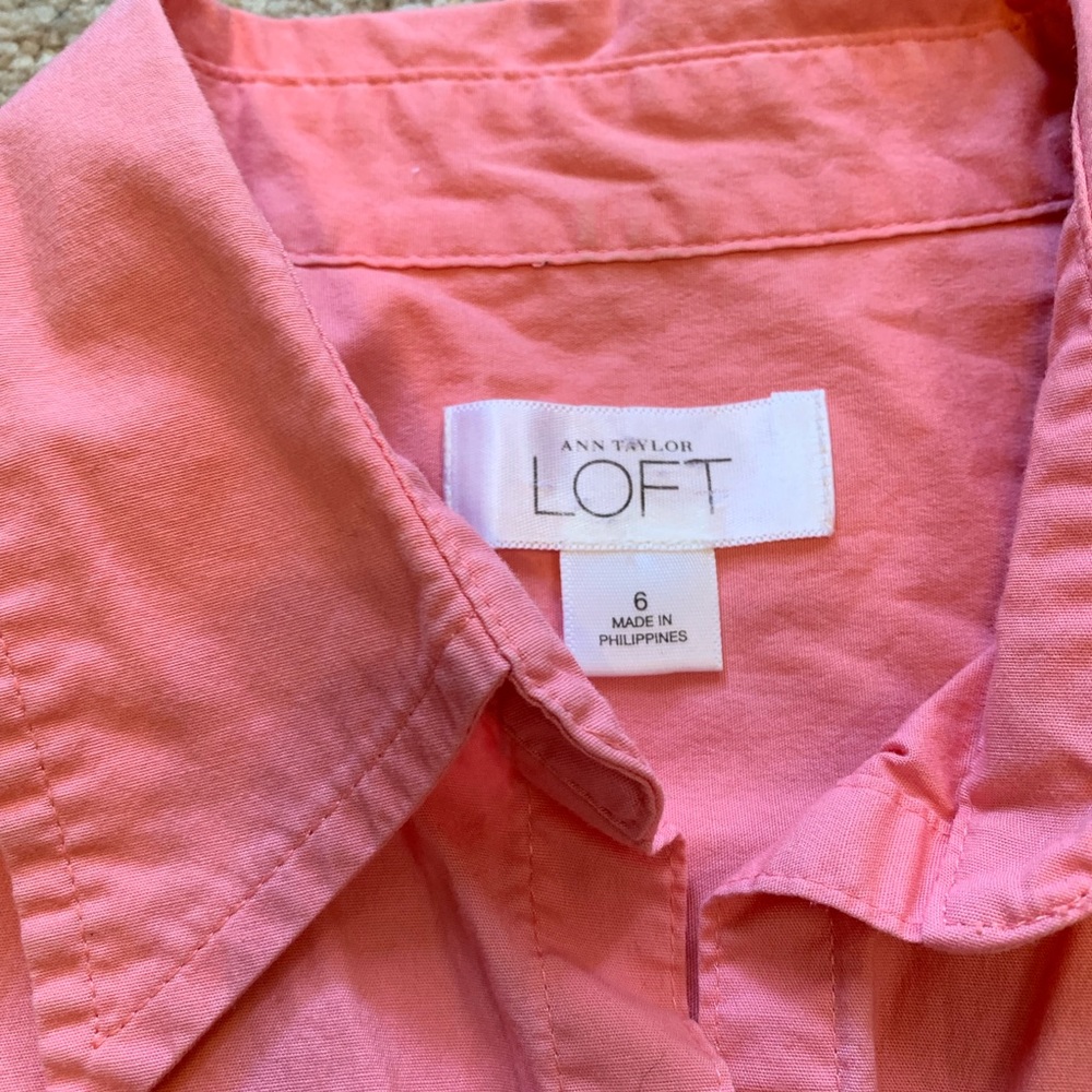 Loft Button Down Top - Picture 2 of 3